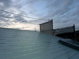 屋根中塗り